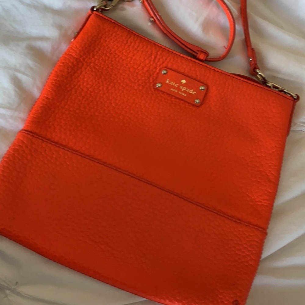 Crossbody bag in orange